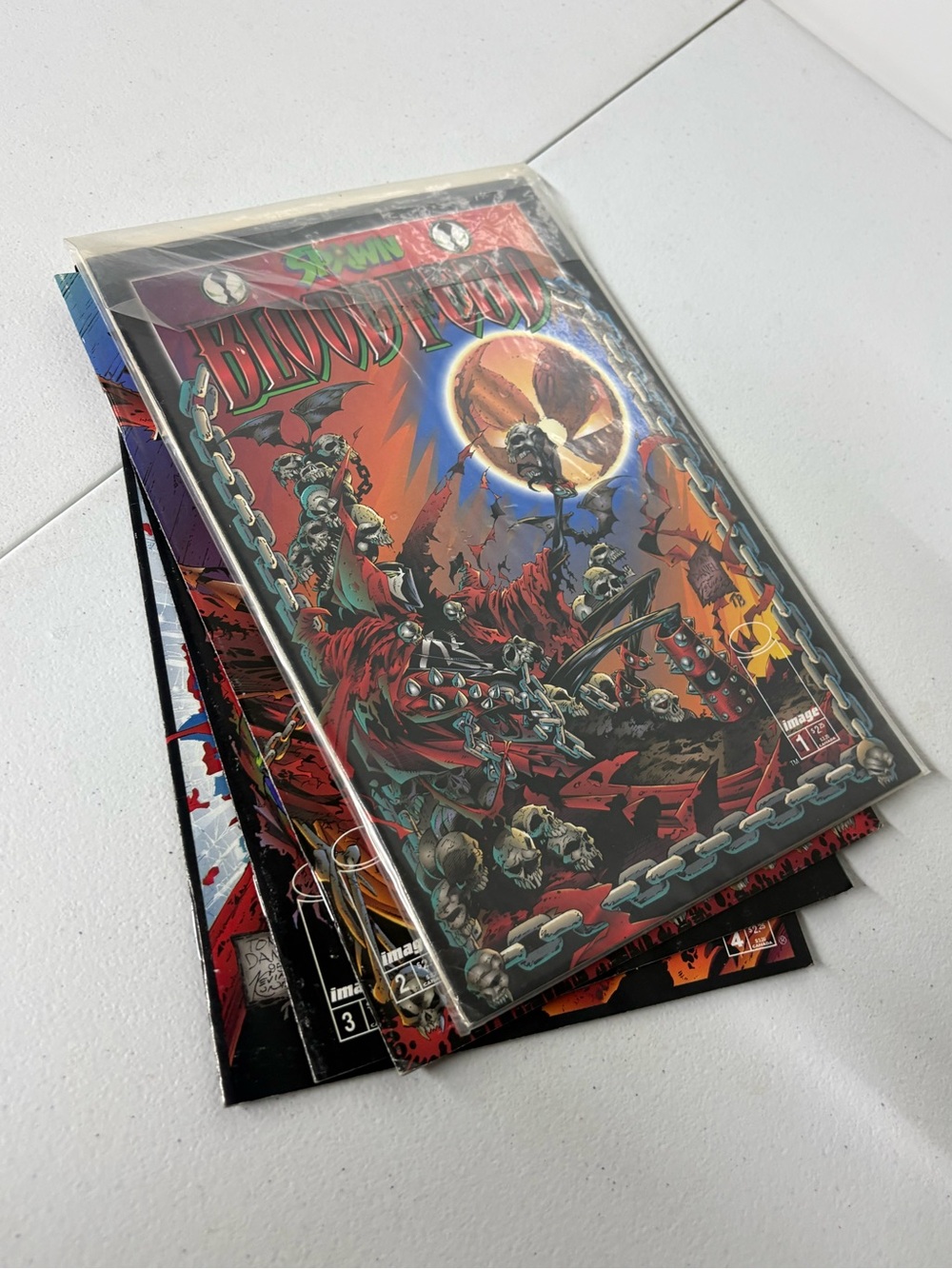Spawn Comics: Blood Feud Comic Book Lot Issues #1-4 McFarlane